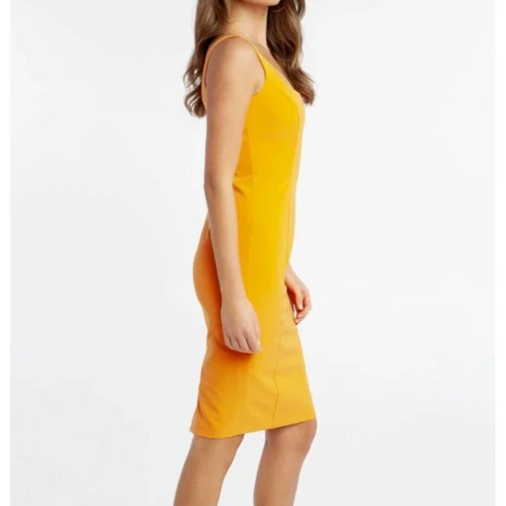 NWT Bardot CHIARA Dress in Mandarin Orange Size 10 Minimalist - Picture 2 of 8